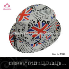 2014 New UK Flag Fedora Hat For Kids